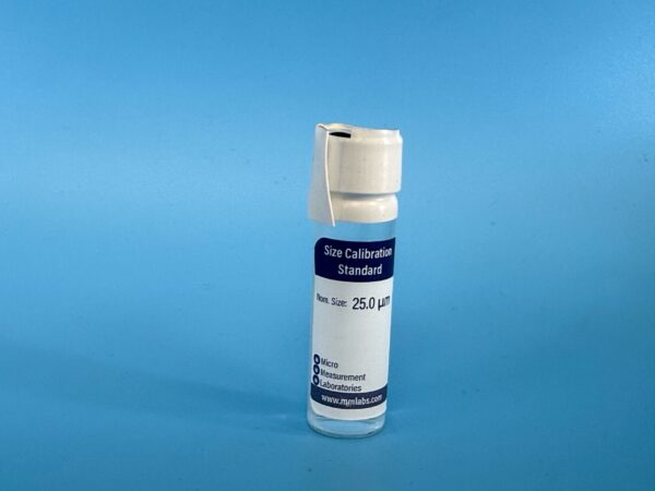 Calibration Kit: Individual Calibration Kit Vial. Standards for particle sizes ≤ 25 µm